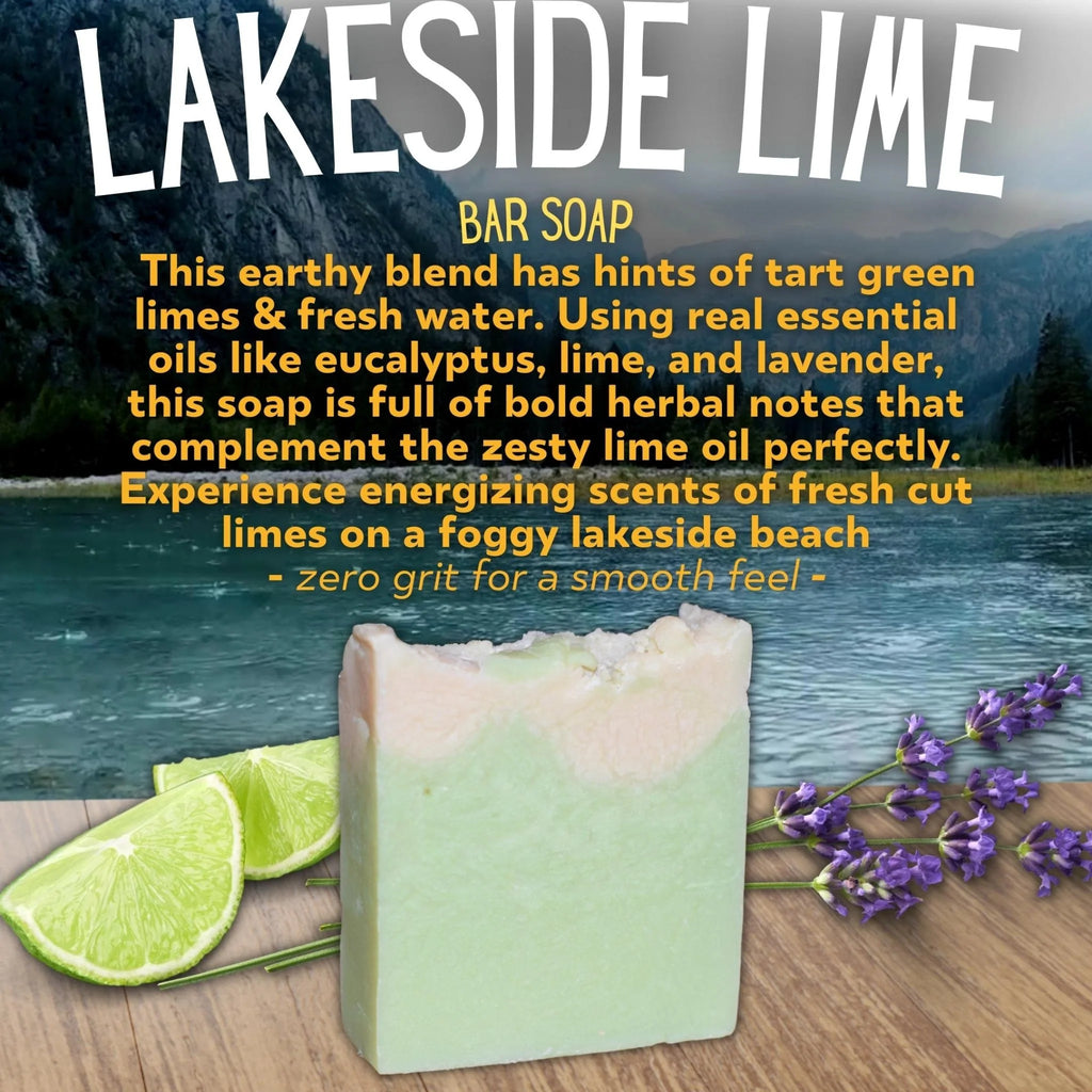 Grizzly Naturals Lakeside Lime - Natural Bar Soap [5oz]