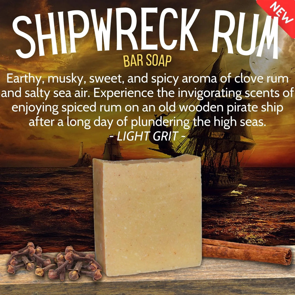 Grizzly Naturals Shipwreck Rum - Natural Bar Soap [5oz]