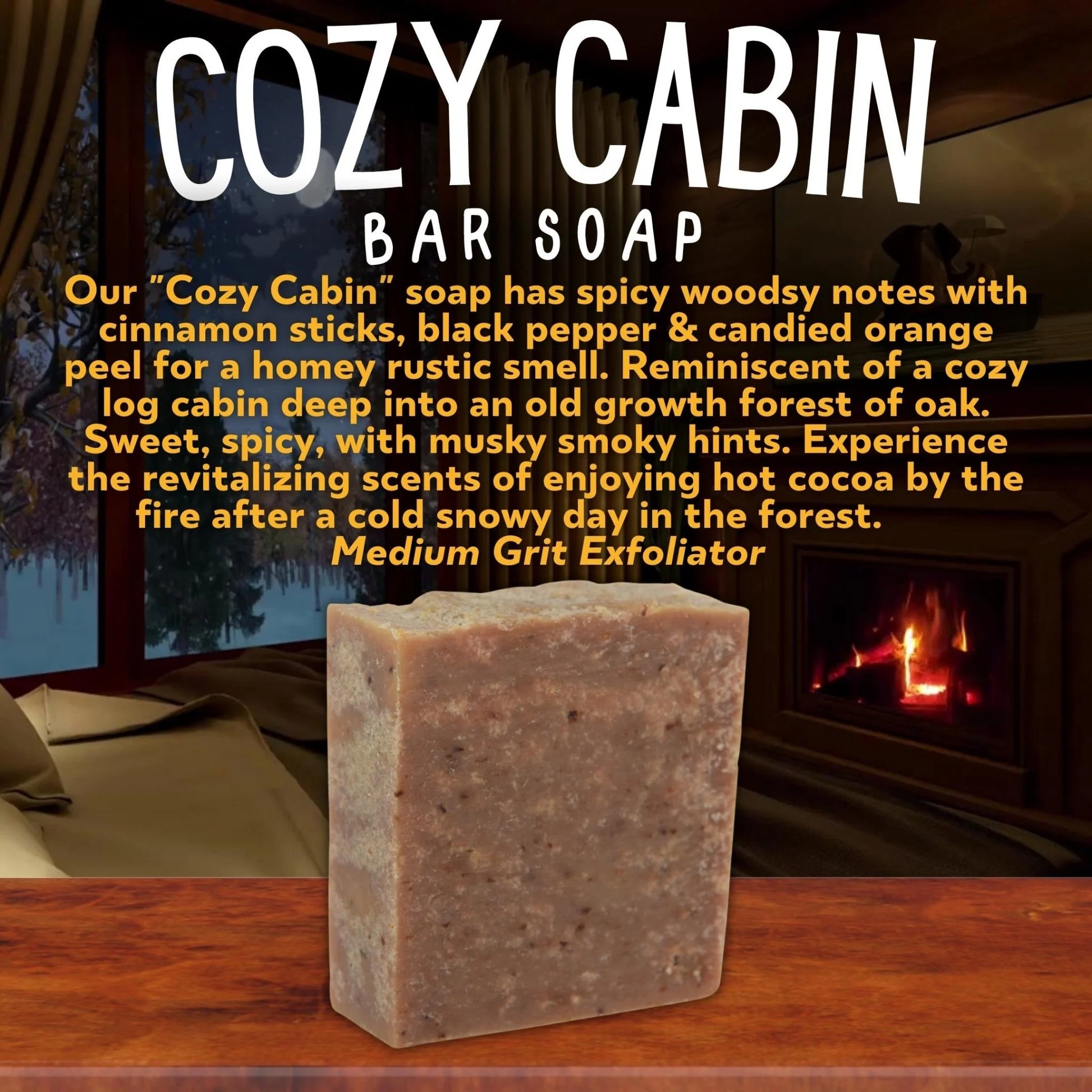 Grizzly Naturals Cozy Cabin - Natural Bar Soap [5oz]